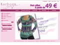 Karboonshop : vente en ligne de prêt-à-porter féminin, de la marque Karboon